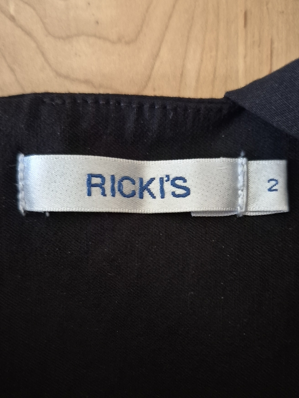 Ricki's Women's Size 2 Black Square-Neck Midi Sheath Dress - Picture 2 of 6